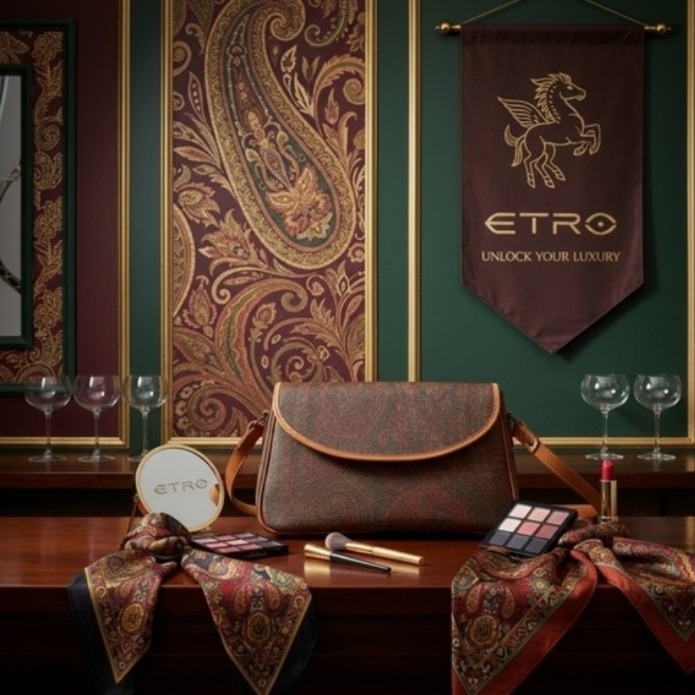 Etro Milano Paisley Crossbody Shoulder Bag